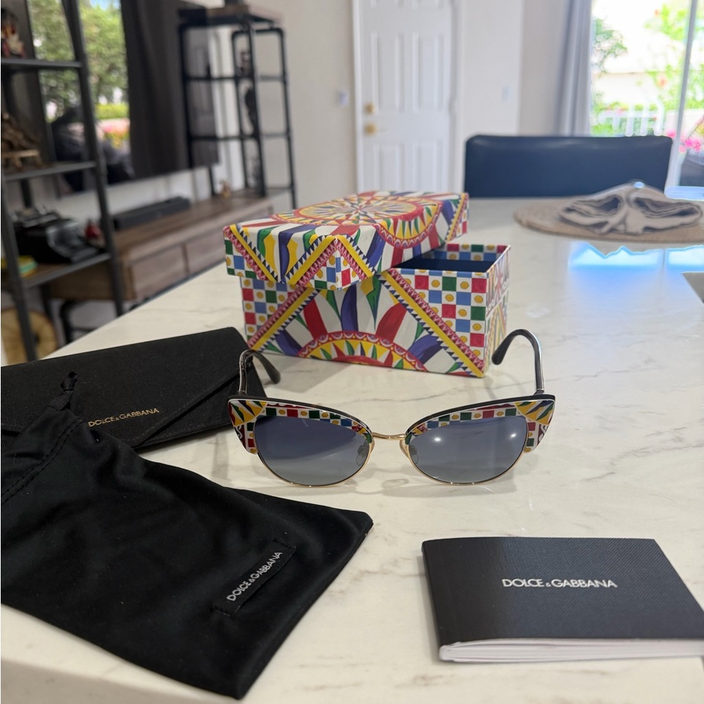 Dolce & Gabbana Women's Multicolor Cat-Eye Sunglasses